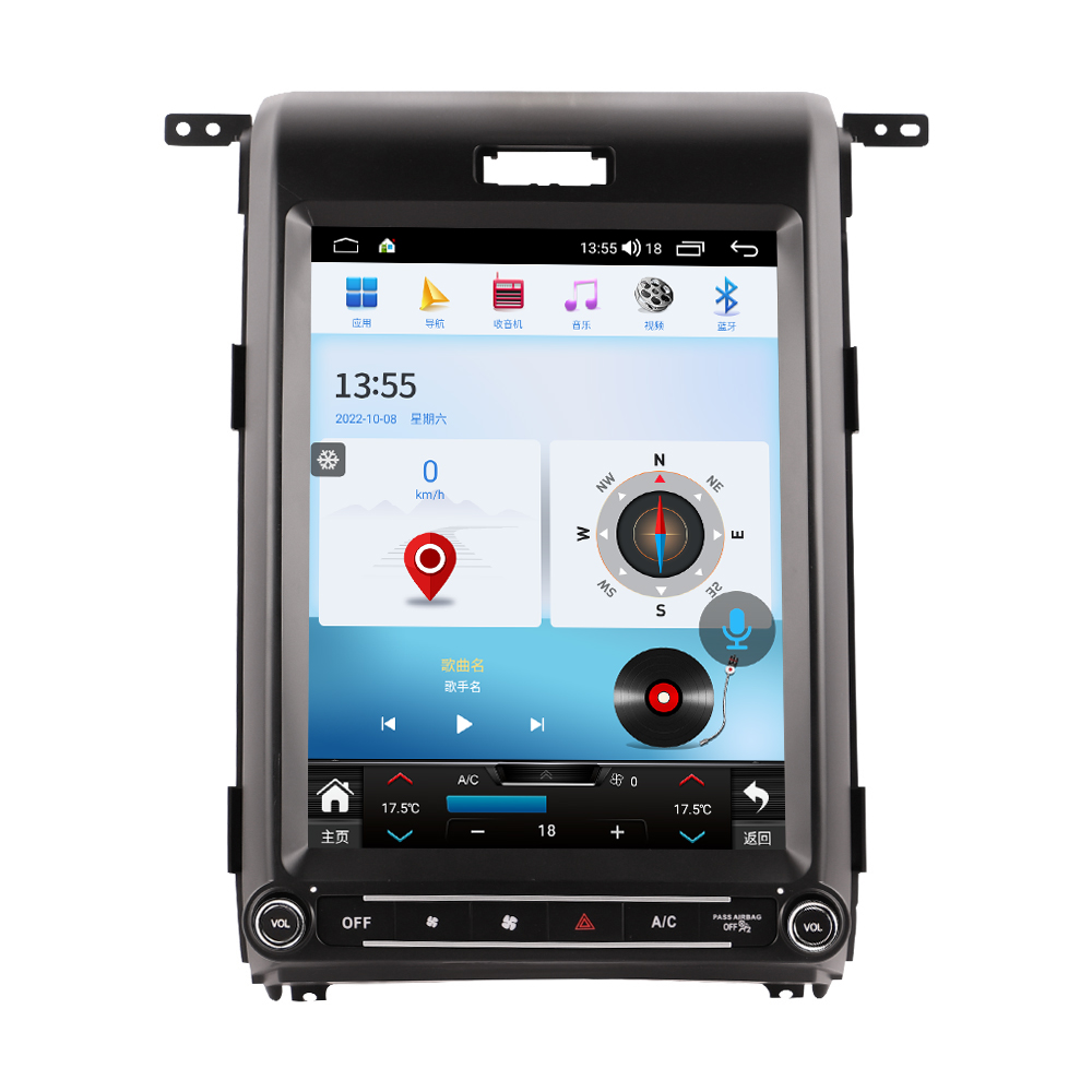 12.1inch Tesla android radio player for ford F150 2008-2014